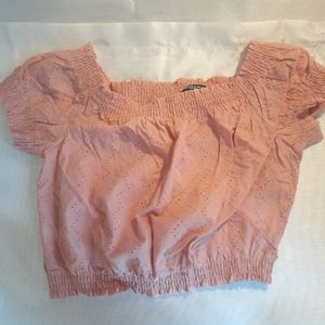 H&M Peach Crop Top